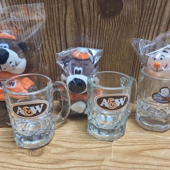 A&W Root Beer Mini Mug Lot - Picture 2 of 4